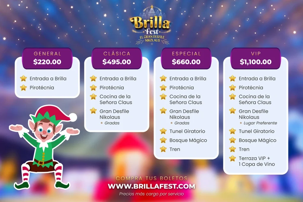 Precios Brillafest Atlixco Puebla