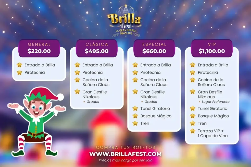 precios boletos brilla fest